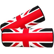 킨톤 차량용 유니언잭 메모리폼 원형 목쿠션 2p, 블랙, 2개 자동차용품/인테리어 반품 최저가 13,420원