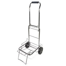 (즐거운 생할) DW 핸드카(중) 접이식 핸드카트 크롬도금 파이프 튼튼한 지지대 튼튼한 바퀴 고정 고무바_A49627, 본상품선택, 1개 생활용품/생활잡화 반품 최저가 14,600원