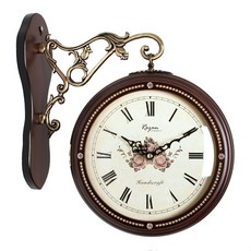 큐빅 양면 시계, 브라운 홈인테리어/홈데코/디퓨저 반품 최저가 39,930원