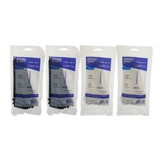 핸디맨 케이블타이 140mm 블랙 100p + 화이트 100p, 2세트 문구/오피스/사무용품 전문관 반품 최저가 3,600원