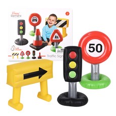 해피타운 에어 교통 표지판, 혼합 색상, 1개 완구/취미/역할놀이 반품 최저가 11,060원