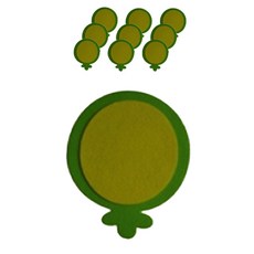 아이세상 풍선글자판 환경구성 펠트장식 10p, 49연두 문구/오피스/미술/화방용품 반품 최저가 13,010원