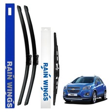 레인윙스 하이브리드 RV & SUV 차량 전면+후면 와이퍼 세트, 트랙스(A) 13년~15년 자동차용품/차량관리/소모품 반품 최저가 16,600원