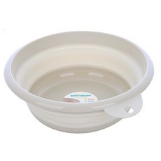 윈프라이스 접이식 다용도 대야 중형, 아이보리, 1개 홈인테리어/욕실용품 반품 최저가 5,240원