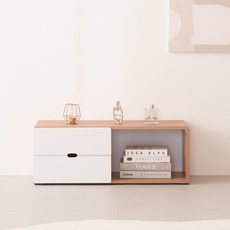 제이디퍼니처 레미 오픈 800 거실장 800 x 300 x 300 mm, 아카시아화이트 홈인테리어/가구 반품 최저가 32,260원