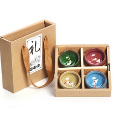 라무어 물고기찻잔 4p 세트, 랜덤 발송, 1세트 주방용품/커피잔/찻잔 반품 최저가 9,590원