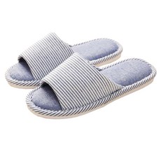 DM 알럽홈 스트라이프 린넨 거실화, 블루, 1세트 홈인테리어/카페트/쿠션 반품 최저가 2,540원