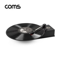 Coms 미니 USB 턴테이블 LP 레코드 플레이어, ID061 가전디지털/음향기기 반품 최저가 52,710원