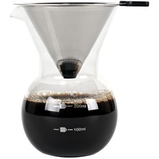 칼딘 커피 KN-02 핸드드립 세트, 드리퍼+서버, 250ml, 1세트 주방용품/주전자/커피/티용품 반품 최저가 19,900원