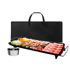 홈플래닛 와이드 전기그릴 특대형 2000W 고화력 5단조절, AD-G680 주방용품/주방가전 반품 최저가 25,890원