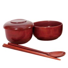 즐거운집 남원 물푸레 원목 반상기 5p 세트, 1세트 주방용품/그릇/홈세트 반품 최저가 7,650원