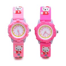 키즈스퀘어 아동용 3D 프린팅 젤리 시계 Bear AB23 출산/유아동/유아동패션 반품 최저가 17,080원