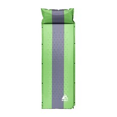 네임드컴퍼니 차박 캠핑용 자충 매트 1인용 3cm + 수납파우치, 그린 + 그레이 자동차용품/RV/아웃도어 반품 최저가 14,350원
