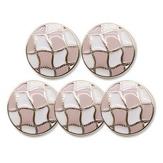 루치아 단추 23mm, 골드핑크, 5개 홈인테리어/수예/수선 반품 최저가 8,740원