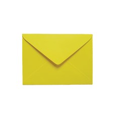 컬러 초대장 수입지 엽서봉투 180 x 120 mm, 황색, 100개 문구/오피스/카드/엽서/봉투 반품 최저가 10,680원