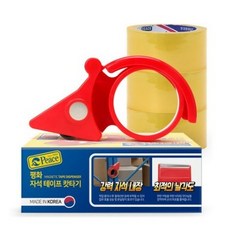 피스코리아 자석 박스 테이프 커터기 + 박스 테이프 50m 60미크론 3p 세트, 레드, 1세트 생활용품/생활잡화 반품 최저가 10,910원