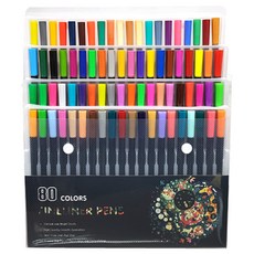 동아PMS 80칼라 파인라이너 펜 0.4mm 세트, 혼합 색상, 1세트 문구/오피스/필기류 반품 최저가 4,640원