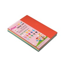 종이문화 플레이칼라 색지 혼합 180g 16절 100p, 15색, 1세트 문구/오피스/미술/화방용품 반품 최저가 18,630원