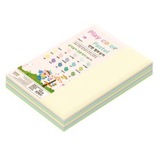 종이문화 플레이칼라 파스텔 색지 혼합 180g 8절 200p, 15색, 200매 문구/오피스/미술/화방용품 반품 최저가 62,780원