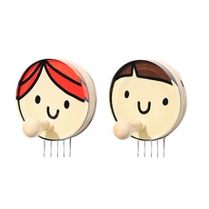 꼭꼬핀 아트 꼭꼬핀 부착형 2종 세트, 딸, 아들, 1세트 생활용품/생활잡화 반품 최저가 10,900원