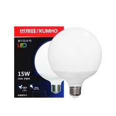 번개표 LED 볼 전구 15W, 주광색, 1개 홈인테리어/생활전기용품 반품 최저가 3,990원