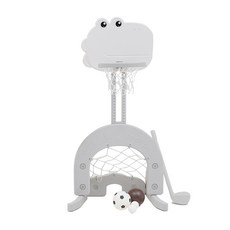 BeneBene 헬로 디노 3in1 멀티 농구대, White, 1세트 완구/취미/실내대형완구 반품 최저가 37,800원