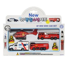pioneer toys NEW 4P 경찰소방세트 소방, 혼합색상, 1세트 완구/취미/로봇/작동완구 반품 최저가 5,150원