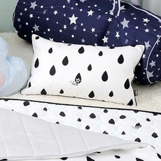 와이즈마마 유아용 순면 경추마이크로화이버 베게 30 x 50 cm, 뉴레인드롭, 1개 출산/유아동/출산준비물/선물 반품 최저가 9,490원