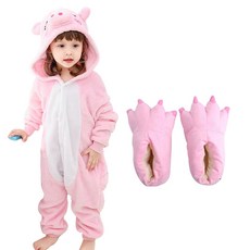 맘앤대디 아동용 동물잠옷 돼지 + 신발 소 세트 출산/유아동/유아동패션 반품 최저가 8,190원