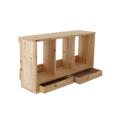포메리트 삼나무 와이드 책꽂이 높은형, 우드, 1개 문구/오피스/사무용품 전문관 반품 최저가 61,460원