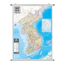 지도닷컴 대한민국 지도 족자 78 x 110 cm + 세계지도, 1세트 문구/오피스/학용품/수업준비 반품 최저가 14,700원
