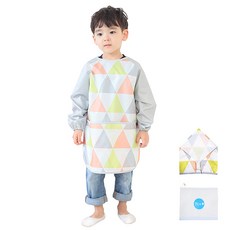 플리에 아동용 미술 앞치마 + 두건 살구삼각 세트, 연두 문구/오피스/미술/화방용품 반품 최저가 16,060원