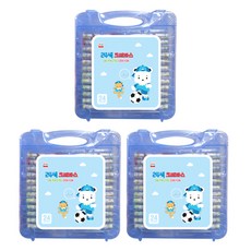 영아트 크레파스 블루 3p, 24색 문구/오피스/미술/화방용품 반품 최저가 4,980원