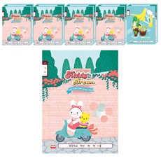 영아트 여아용 8칸 국어노트 24매, 랜덤 발송, 20개 문구/오피스/학용품/수업준비 반품 최저가 6,510원