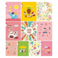 영아트 여아용 3-6 무제노트 24매, 랜덤 발송, 20개입 문구/오피스/학용품/수업준비 반품 최저가 12,320원