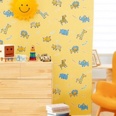 이노하우스 고급형 단열벽지, 동물농장옐로 undefined/undefined 반품 최저가 9,360원