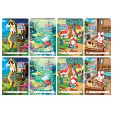 영아트 종합장 여아용 50매, 랜덤 발송, 8개 문구/오피스/학용품/수업준비 반품 최저가 10,980원