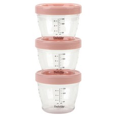 데일리라이크 봉봉 트라이탄 볼 이유식 보관용기, 130ml, 스트로베리, 3개 주방용품/밀폐저장/도시락 반품 최저가 10,500원