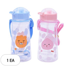 릴팡 리틀프렌즈 프리미엄 트라이탄 라이언 + 어피치 빨대물통 + 교체용 빨대 2p, 혼합 색상, 450ml, 1개 주방용품/유아동물병/도시락 반품 최저가 5,610원