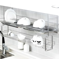 에스파스 광폭로얄 800 씽크 스텐선반, 2단, 1개 주방용품/주방수납/정리 반품 최저가 32,240원