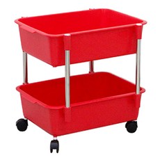 센스 무빙 바스켓 2단 높은형, 레드 생활용품/수납/정리 반품 최저가 6,260원