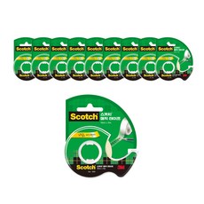 쓰리엠 스카치 매직 테이프 디스펜서 122 18mm x 16m, 10개입 문구/오피스/사무용품 전문관 반품 최저가 19,000원