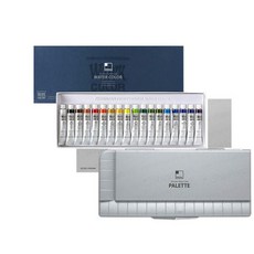 신한화구 전문가 수채화 물감 + 42칸 팔레트 세트, 7.5ml, 18색 문구/오피스/미술/화방용품 반품 최저가 17,230원