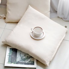 까사베르데 퓨어 린넨 사각방석 홈인테리어/FW 침구샵 반품 최저가 6,620원