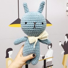 아이한코 뚱이 Big 코바늘 뜨개질 손뜨개 DIY인형세트, 1세트, 051 인디고 undefined/undefined 반품 최저가 11,800원