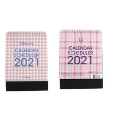 아이씨엘디자인 Desk Calendar 깅엄체크 + 뉴트로체크, 혼합색상 문구/오피스/다이어리/플래너 반품 최저가 4,130원