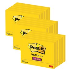 쓰리엠 포스트잇 657 강함점착용, 그리움노랑, 15개입 문구/오피스/학용품/수업준비 반품 최저가 26,160원