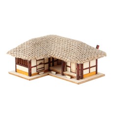 영공방 미니 ㄱ자 초가 프라모델 건물, 1개 완구/취미/프라모델 반품 최저가 7,480원