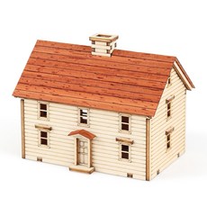 영공방 미니 웨스턴 농가 프라모델 건물, 1개 완구/취미/프라모델 반품 최저가 3,100원