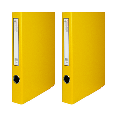 위즈오피스 노블 D링 바인더 3cm 스티커, 옐로우, 2개 문구/오피스/사무용품 전문관 반품 최저가 4,250원